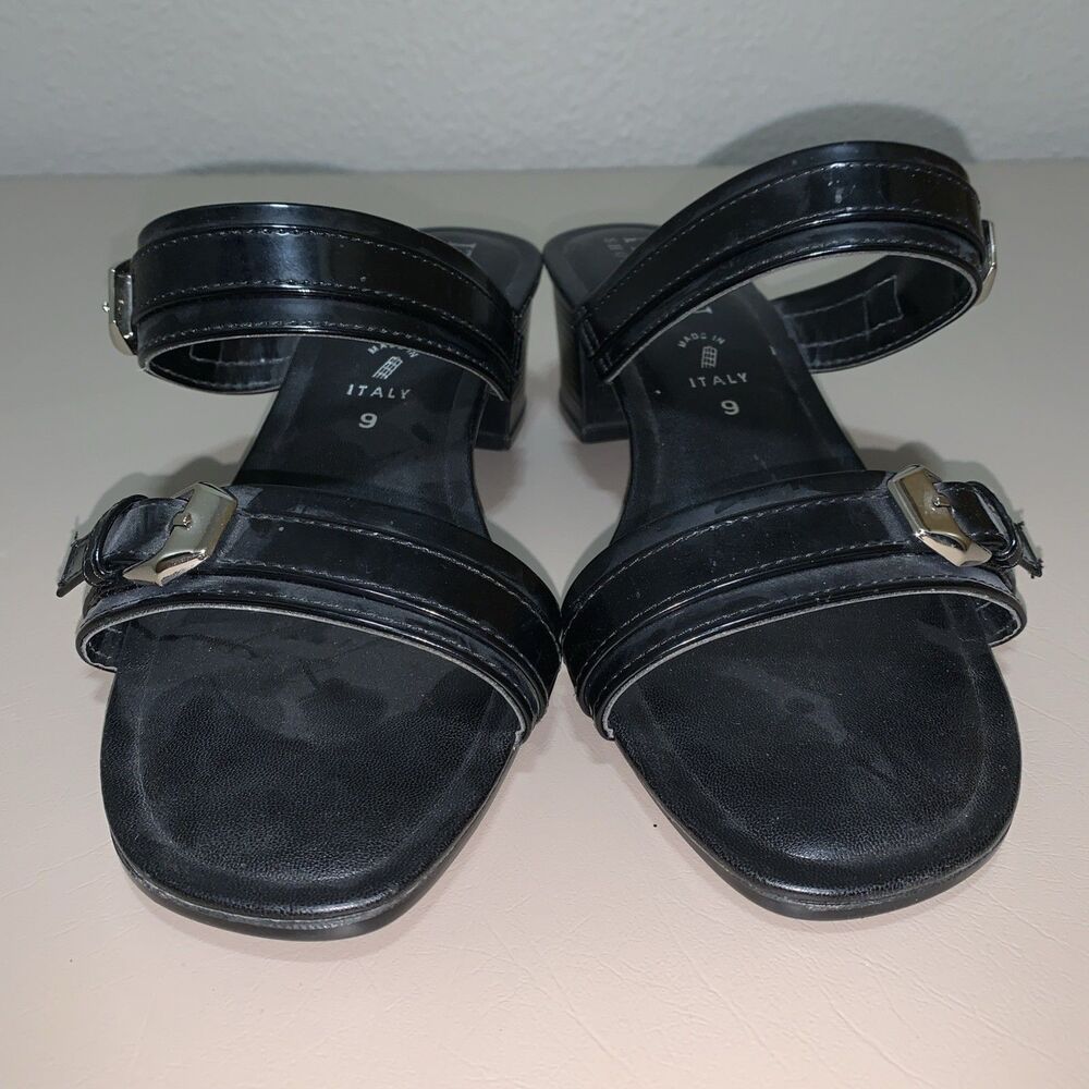 Italian Shoemakers Women’s Heeled Sandals Size 9 Black